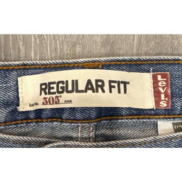 Vintage Levi’s 505 Jeans Men’s 40x29 Blue Regular Fit Y2K 100% Cotton Denim - Picture 6 of 8